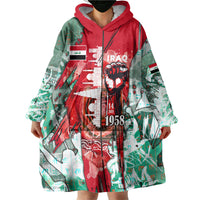 Iraq Revolution Wearable Blanket Hoodie Eagle Of Saladin Iraqi Patriotism