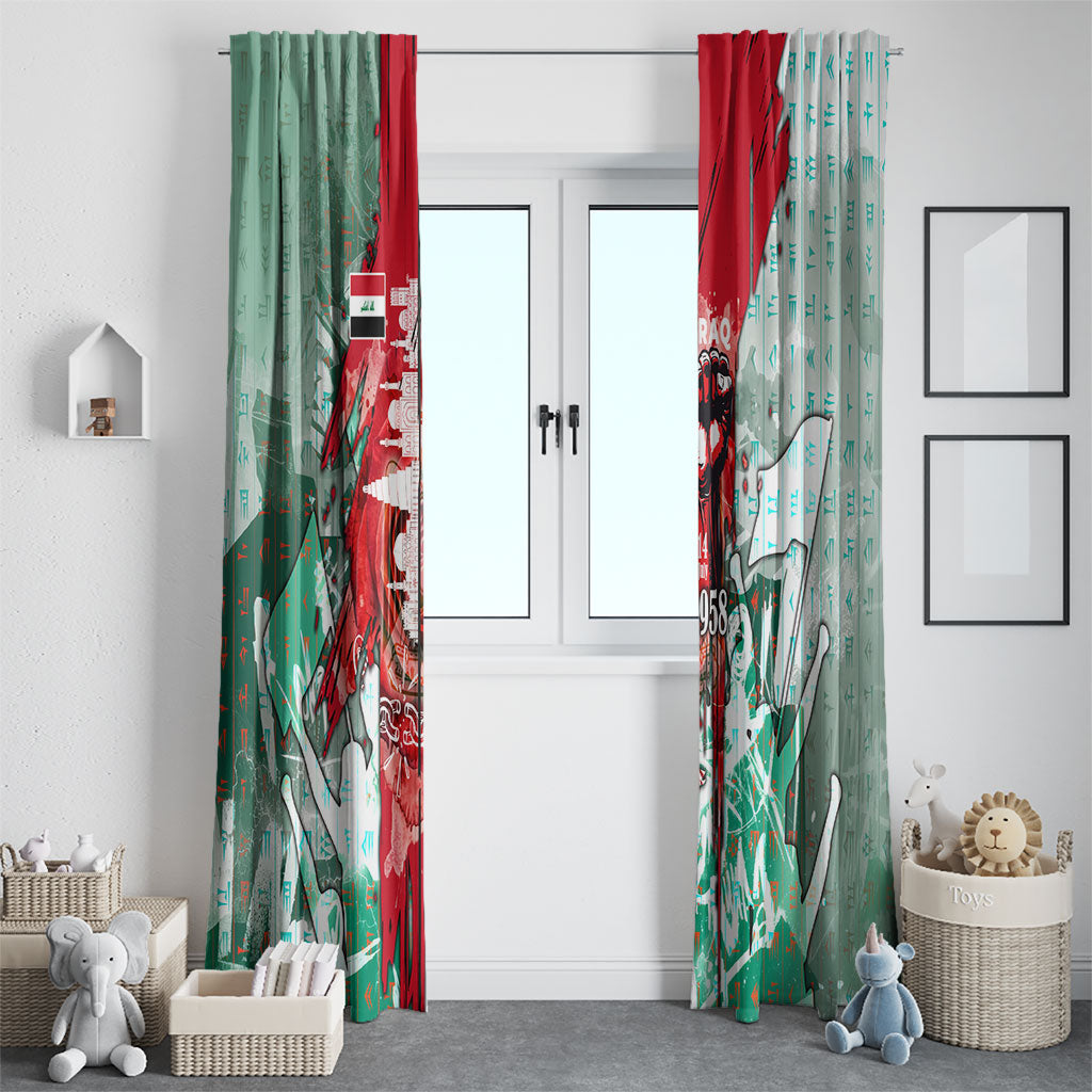 Iraq Revolution Window Curtain Eagle Of Saladin Iraqi Patriotism