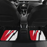 Iraq Revolution Soaring Eagle Car Mats Iraqi Flag Red Roses Floral Design