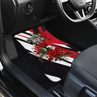 Iraq Revolution Soaring Eagle Car Mats Iraqi Flag Red Roses Floral Design