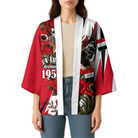 Iraq Revolution Soaring Eagle Kimono Iraqi Flag Red Roses Floral Design