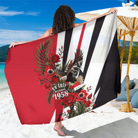 Iraq Revolution Soaring Eagle Sarong Iraqi Flag Red Roses Floral Design