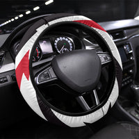 Iraq Revolution Soaring Eagle Steering Wheel Cover Iraqi Flag Red Roses Floral Design