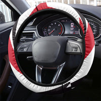 Iraq Revolution Soaring Eagle Steering Wheel Cover Iraqi Flag Red Roses Floral Design