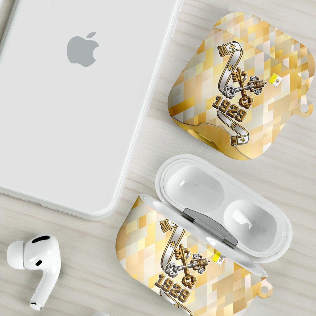 Vatican City AirPods Case Catholic Heritage St Peters Square - Coat Of Arms 1929