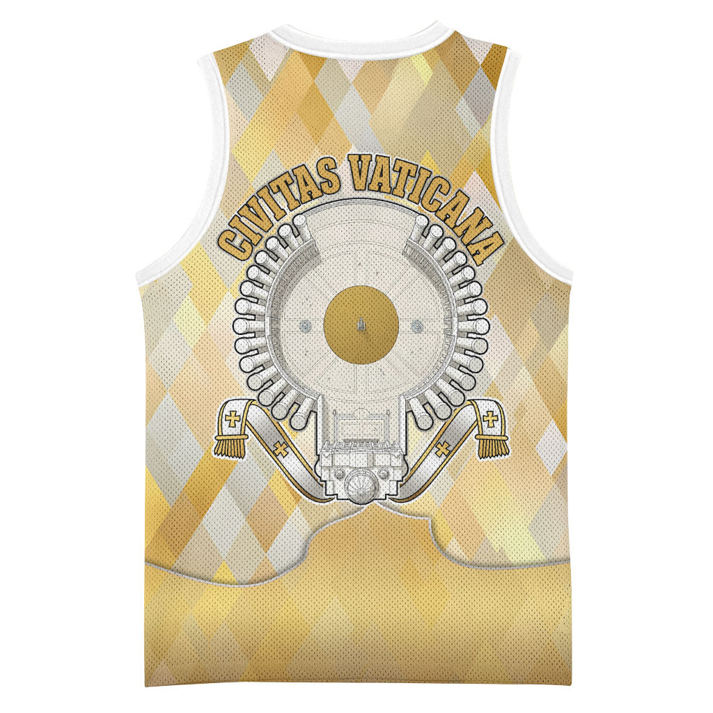 Vatican City Basketball Jersey Catholic Heritage St Peters Square - Coat Of Arms 1929