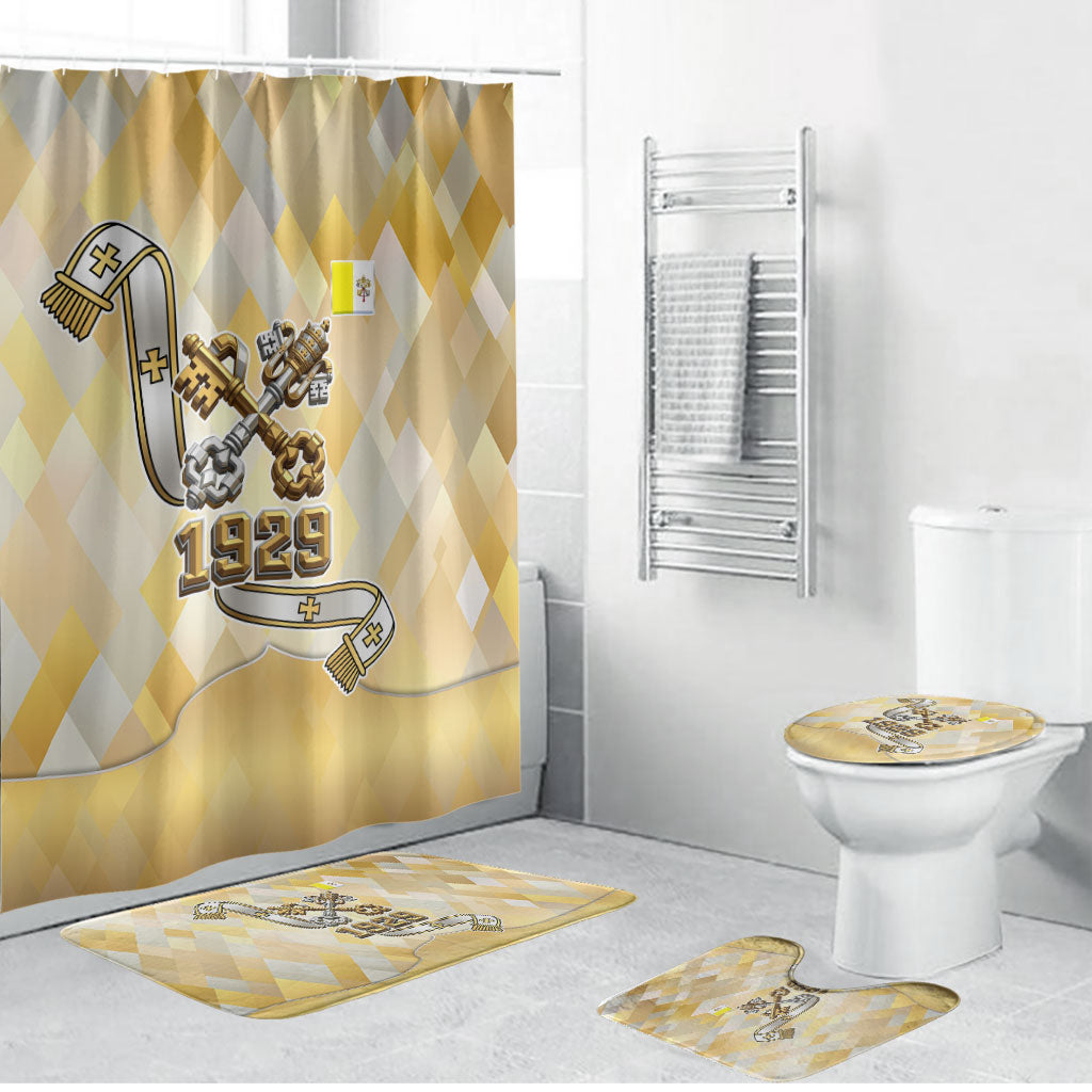 Vatican City Bathroom Set Catholic Heritage St Peters Square - Coat Of Arms 1929