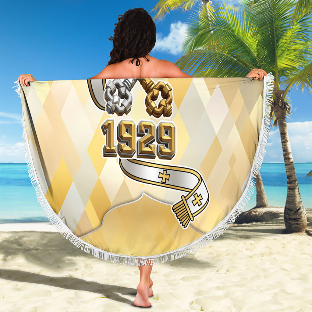 Vatican City Beach Blanket Catholic Heritage St Peters Square - Coat Of Arms 1929