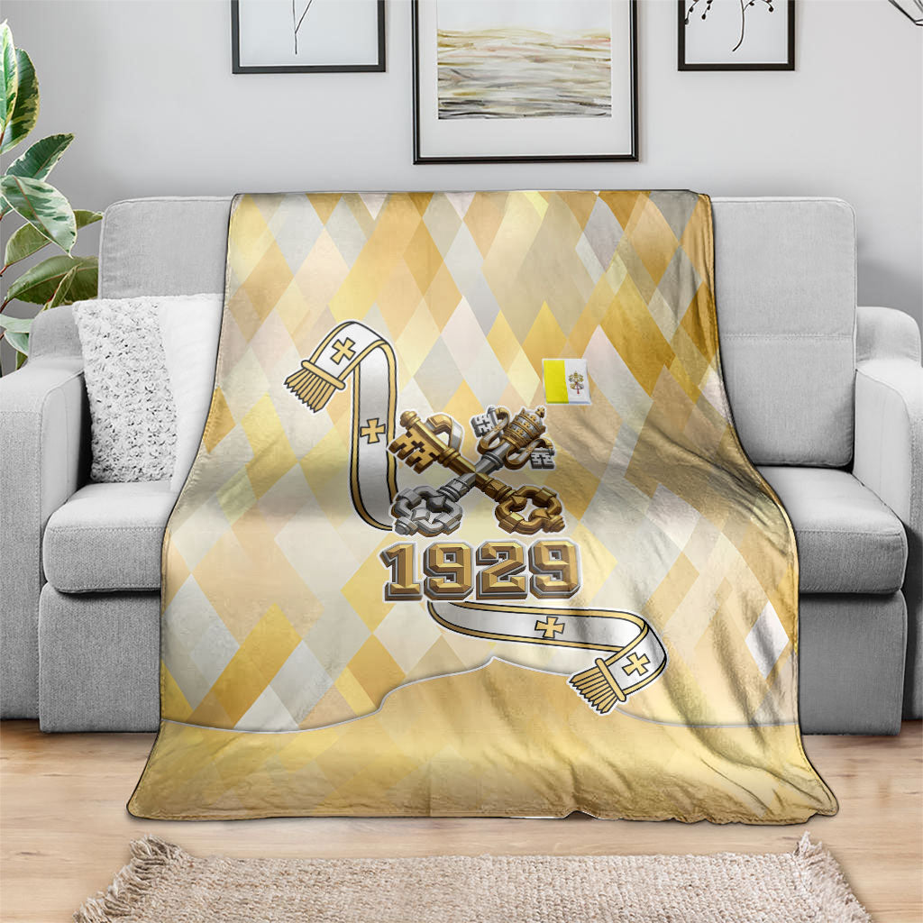 Vatican City Blanket Catholic Heritage St Peters Square - Coat Of Arms 1929