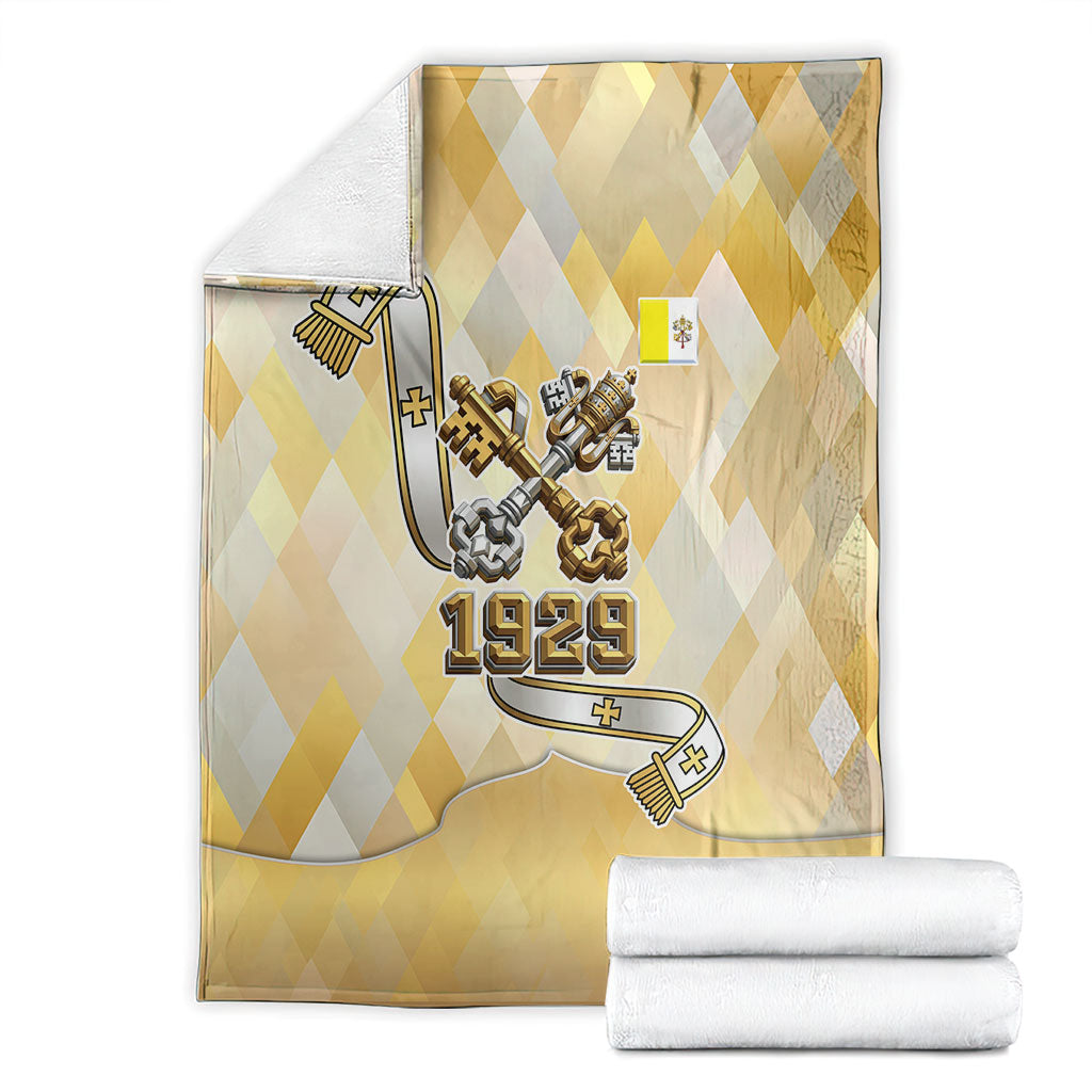 Vatican City Blanket Catholic Heritage St Peters Square - Coat Of Arms 1929