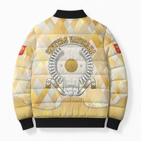 Vatican City Bomber Puffer Jacket Catholic Heritage St Peters Square - Coat Of Arms 1929