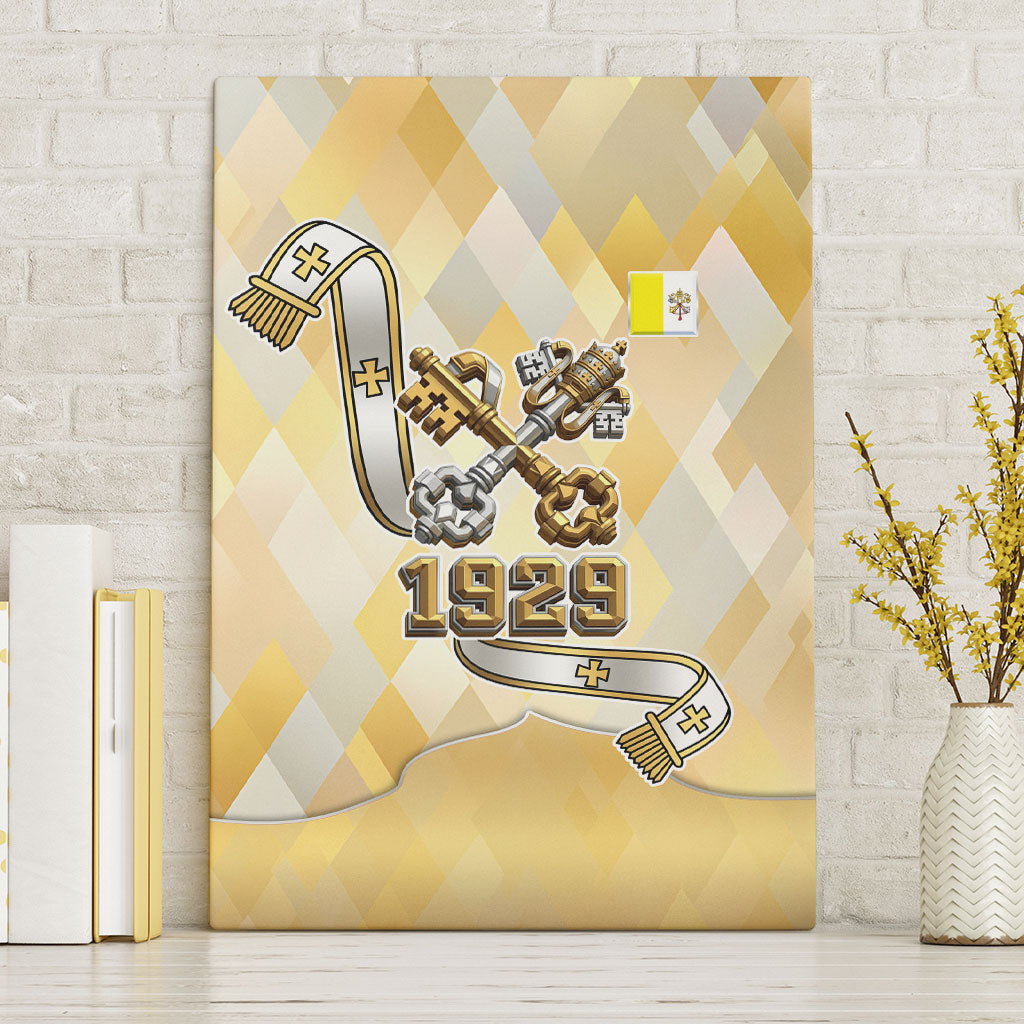 Vatican City Canvas Wall Art Catholic Heritage St Peters Square - Coat Of Arms 1929
