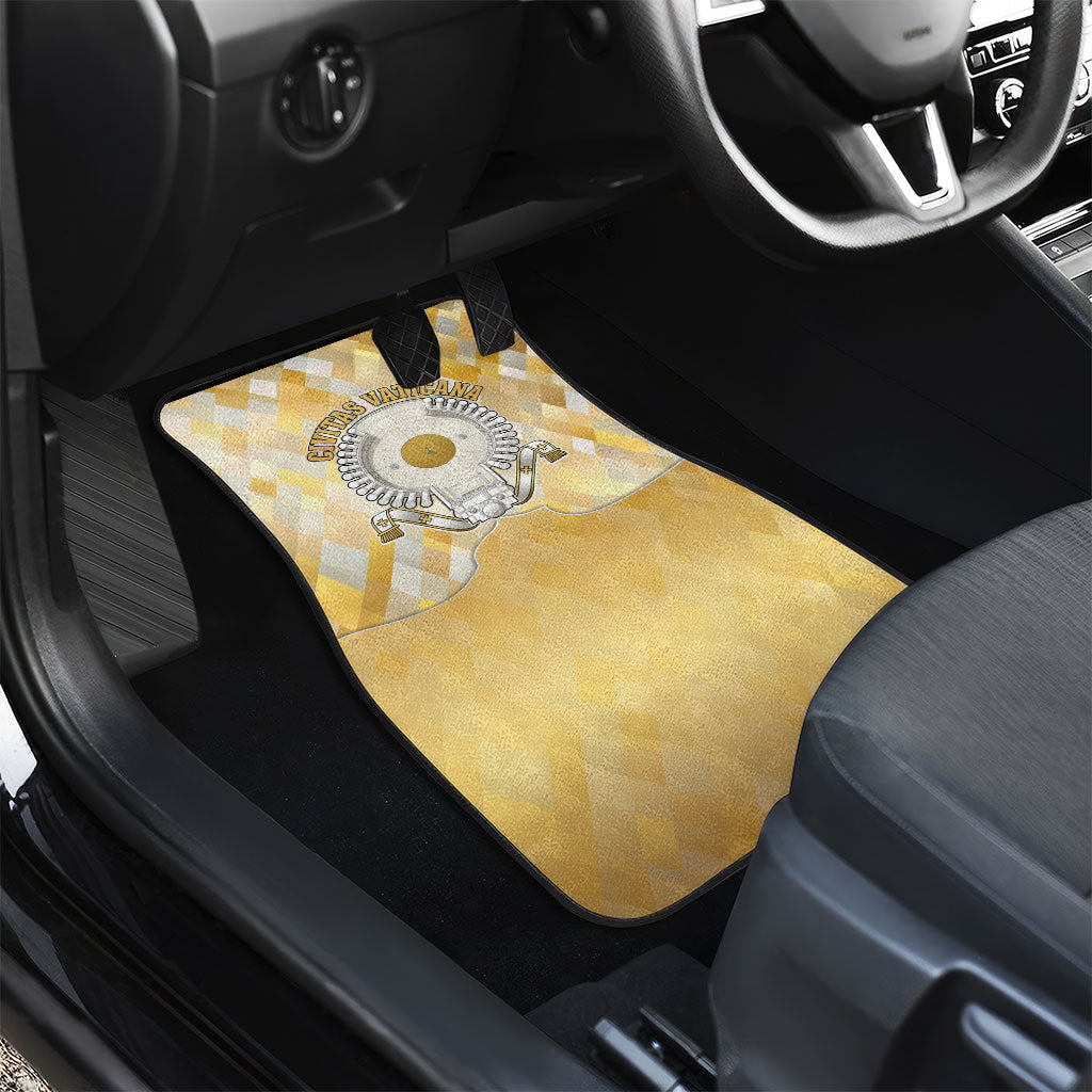 Vatican City Car Mats Catholic Heritage St Peters Square - Coat Of Arms 1929