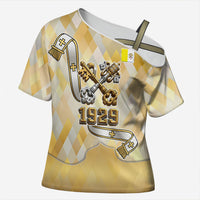 Vatican City Cross Shoulder Shirt Catholic Heritage St Peters Square - Coat Of Arms 1929