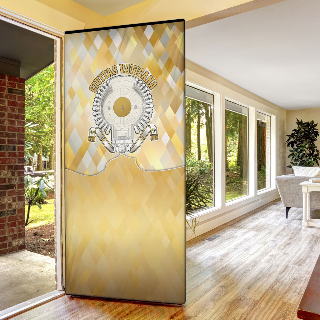 Vatican City Door Cover Catholic Heritage St Peters Square - Coat Of Arms 1929