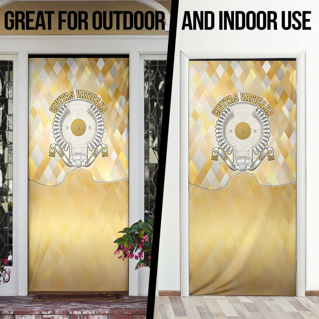 Vatican City Door Cover Catholic Heritage St Peters Square - Coat Of Arms 1929