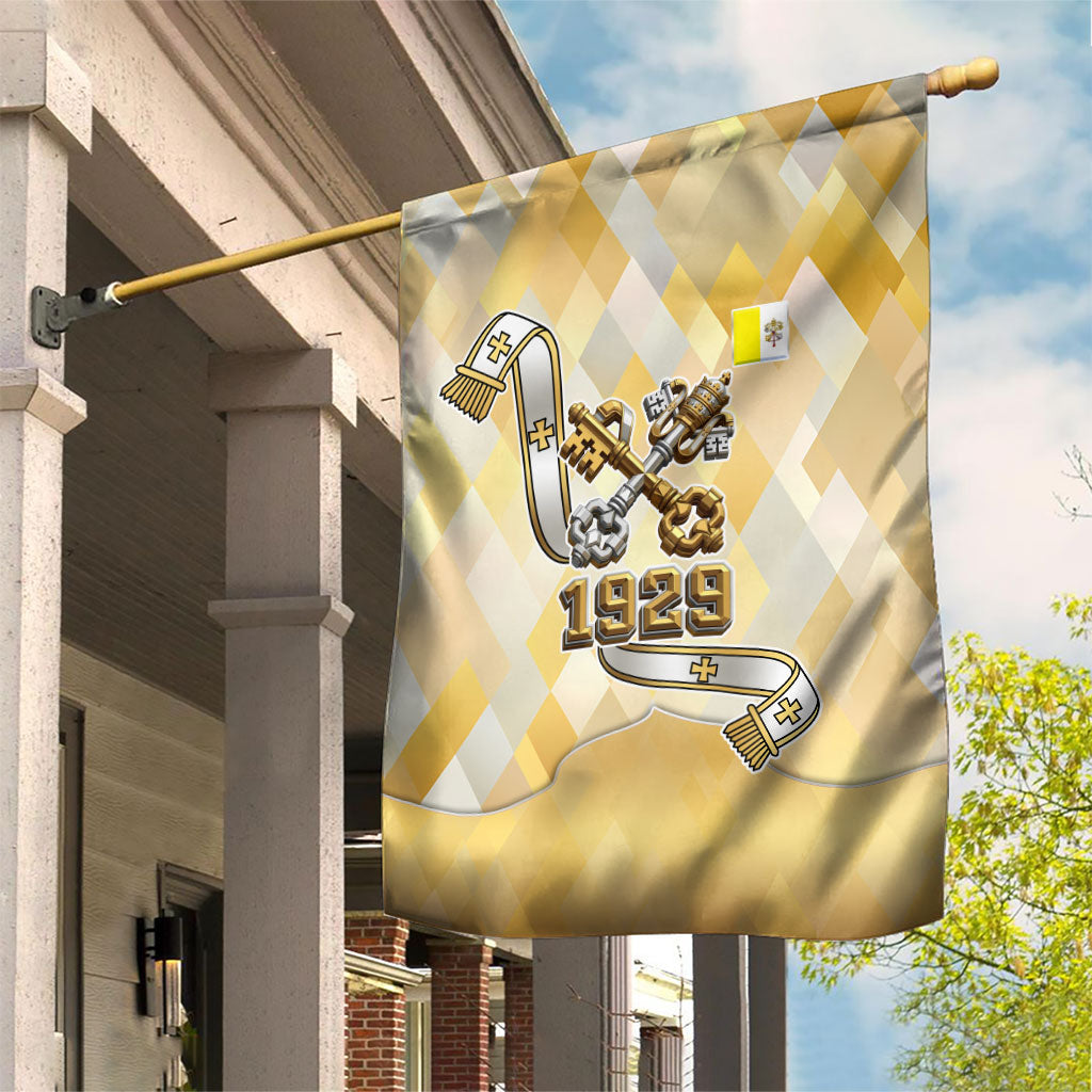 Vatican City Garden Flag Catholic Heritage St Peters Square - Coat Of Arms 1929