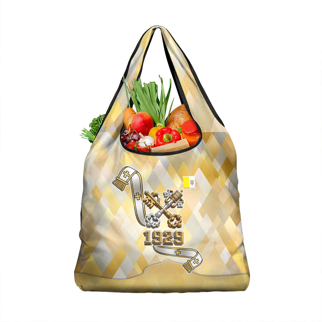 Vatican City Grocery Bag Catholic Heritage St Peters Square - Coat Of Arms 1929
