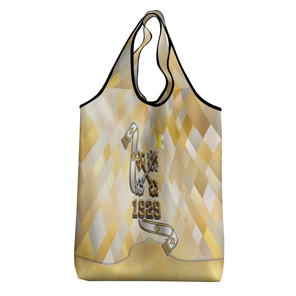 Vatican City Grocery Bag Catholic Heritage St Peters Square - Coat Of Arms 1929