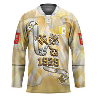 Vatican City Hockey Jersey Catholic Heritage St Peters Square - Coat Of Arms 1929