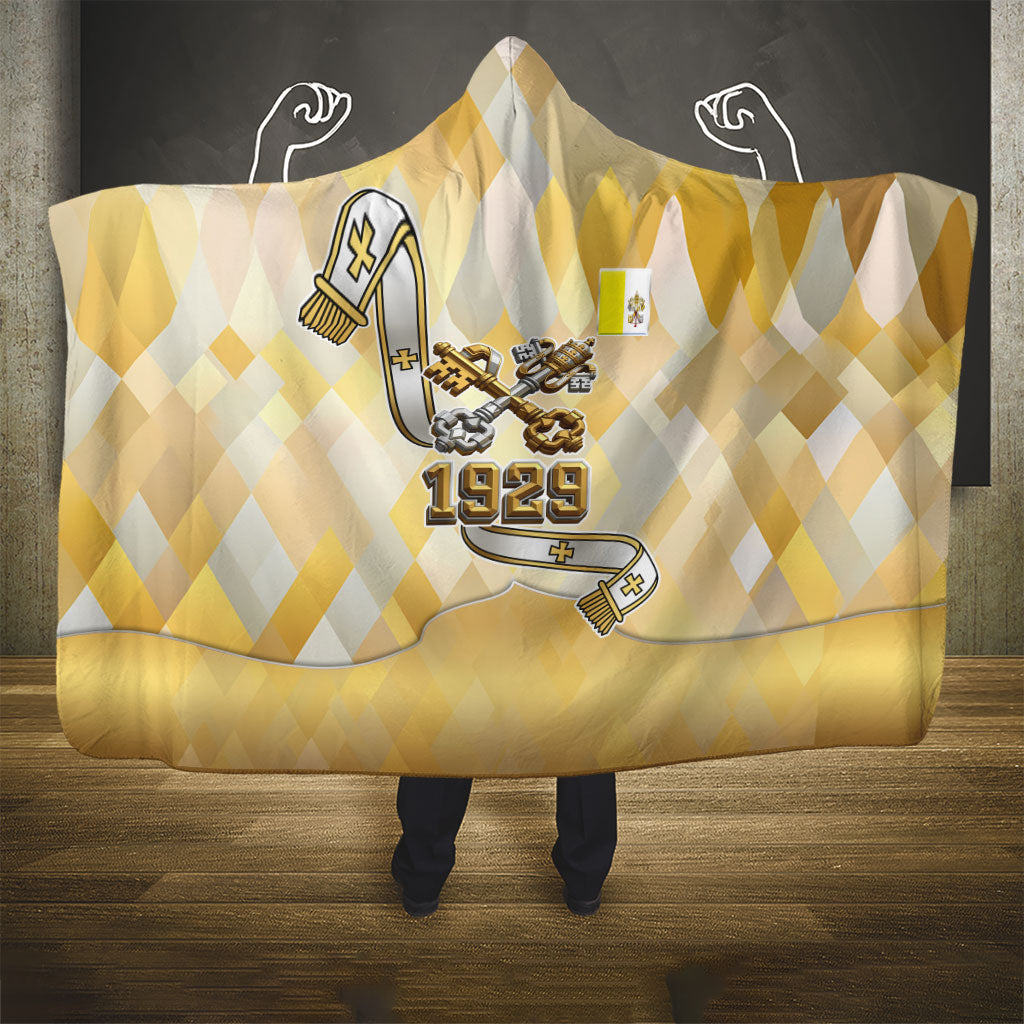 Vatican City Hooded Blanket Catholic Heritage St Peters Square - Coat Of Arms 1929