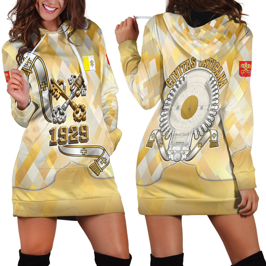 Vatican City Hoodie Dress Catholic Heritage St Peters Square - Coat Of Arms 1929