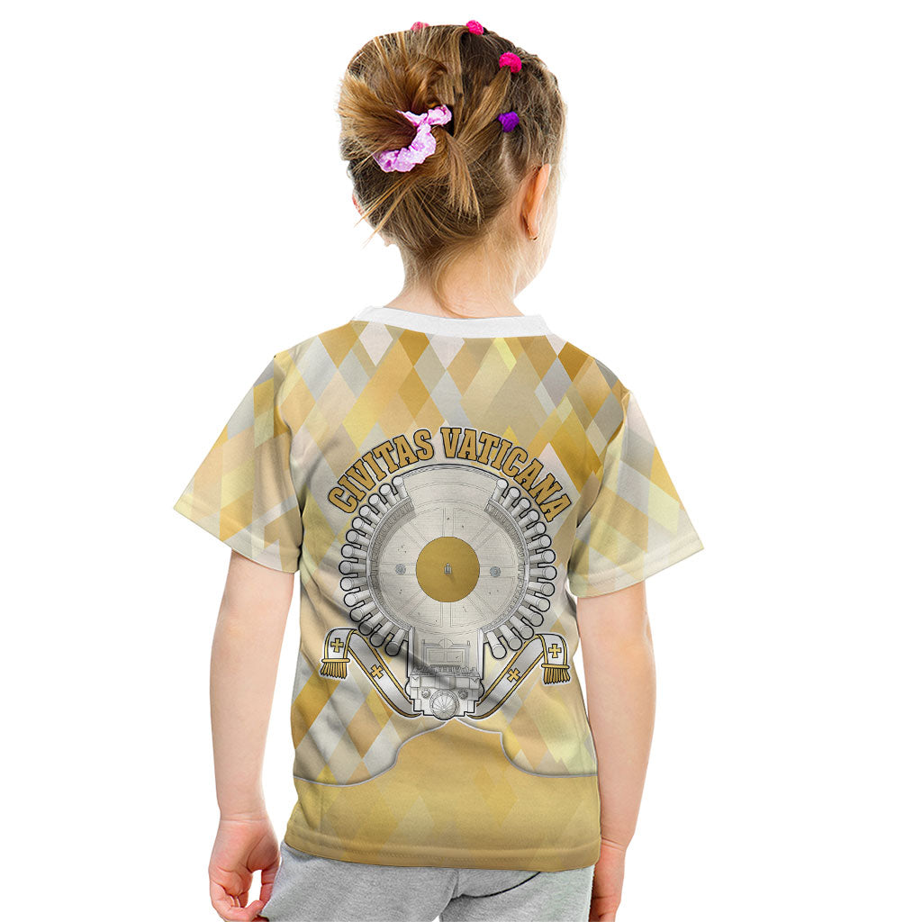 Vatican City Kid T Shirt Catholic Heritage St Peters Square - Coat Of Arms 1929
