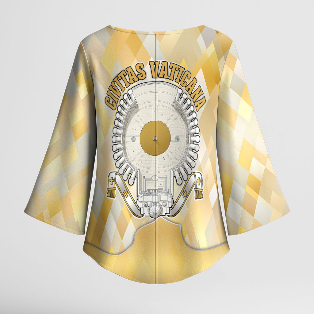Vatican City Kimono Sleeve Blouse Catholic Heritage St Peters Square - Coat Of Arms 1929
