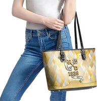 Vatican City Leather Tote Bag Catholic Heritage St Peters Square - Coat Of Arms 1929