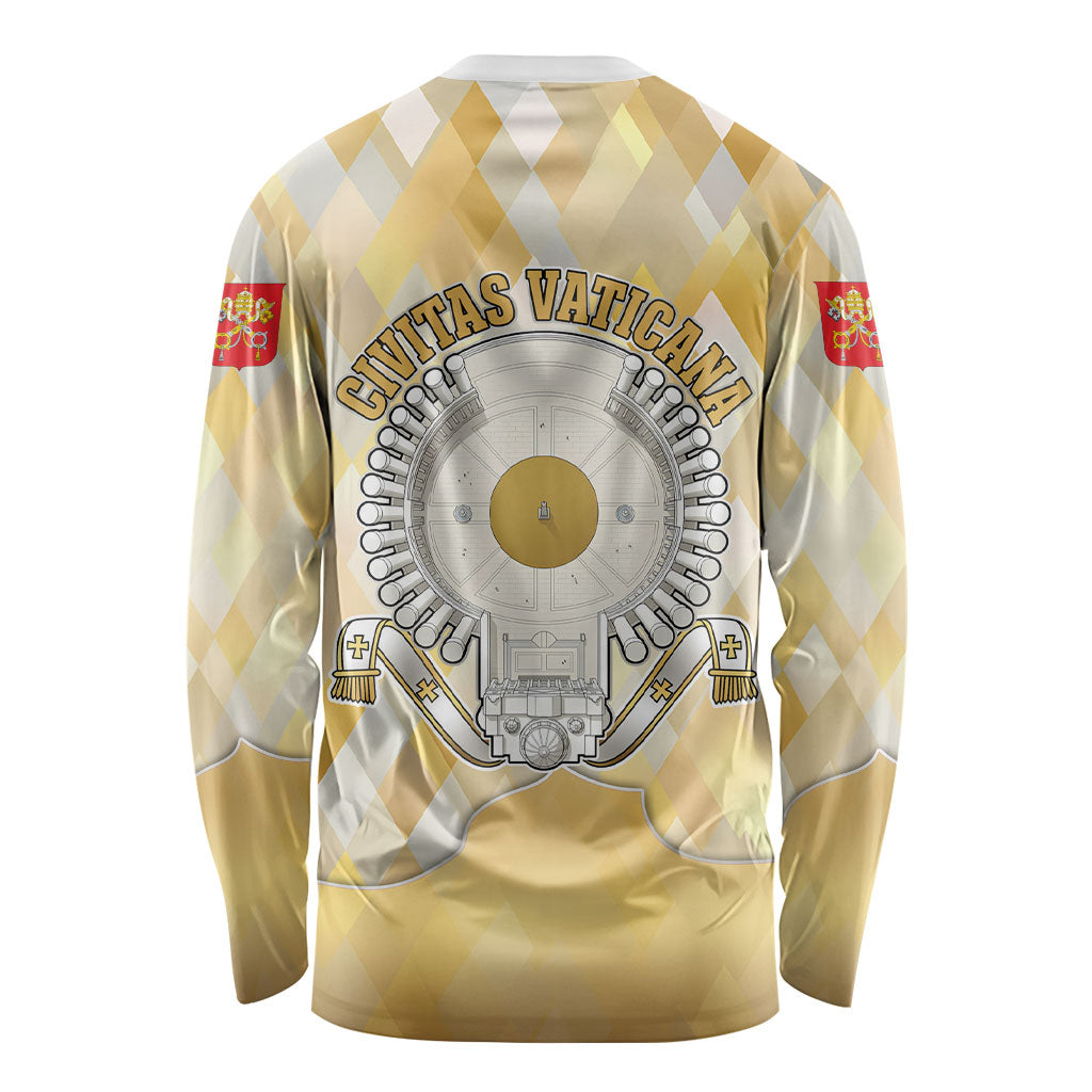 Vatican City Long Sleeve Shirt Catholic Heritage St Peters Square - Coat Of Arms 1929