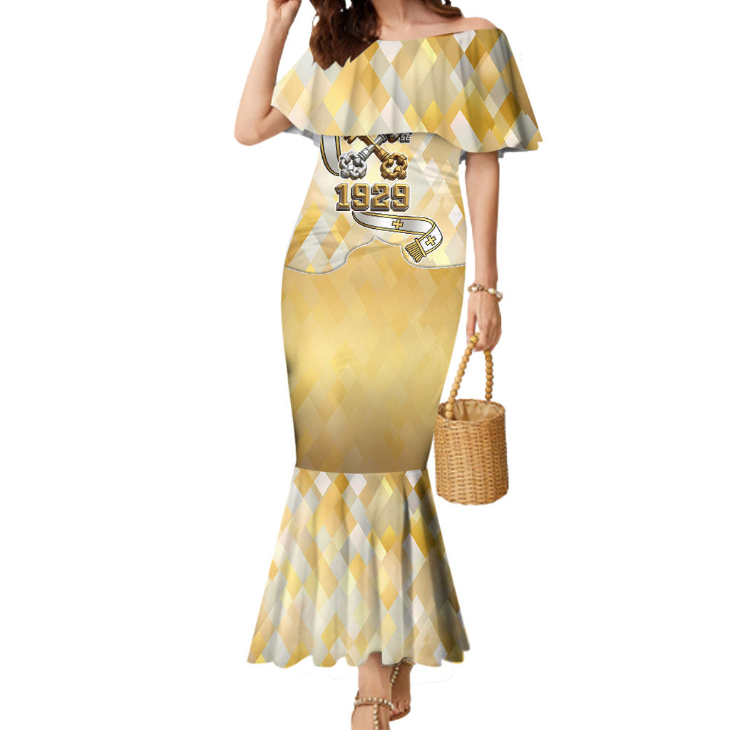 Vatican City Mermaid Dress Catholic Heritage St Peters Square - Coat Of Arms 1929