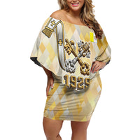 Vatican City Off Shoulder Short Dress Catholic Heritage St Peters Square - Coat Of Arms 1929
