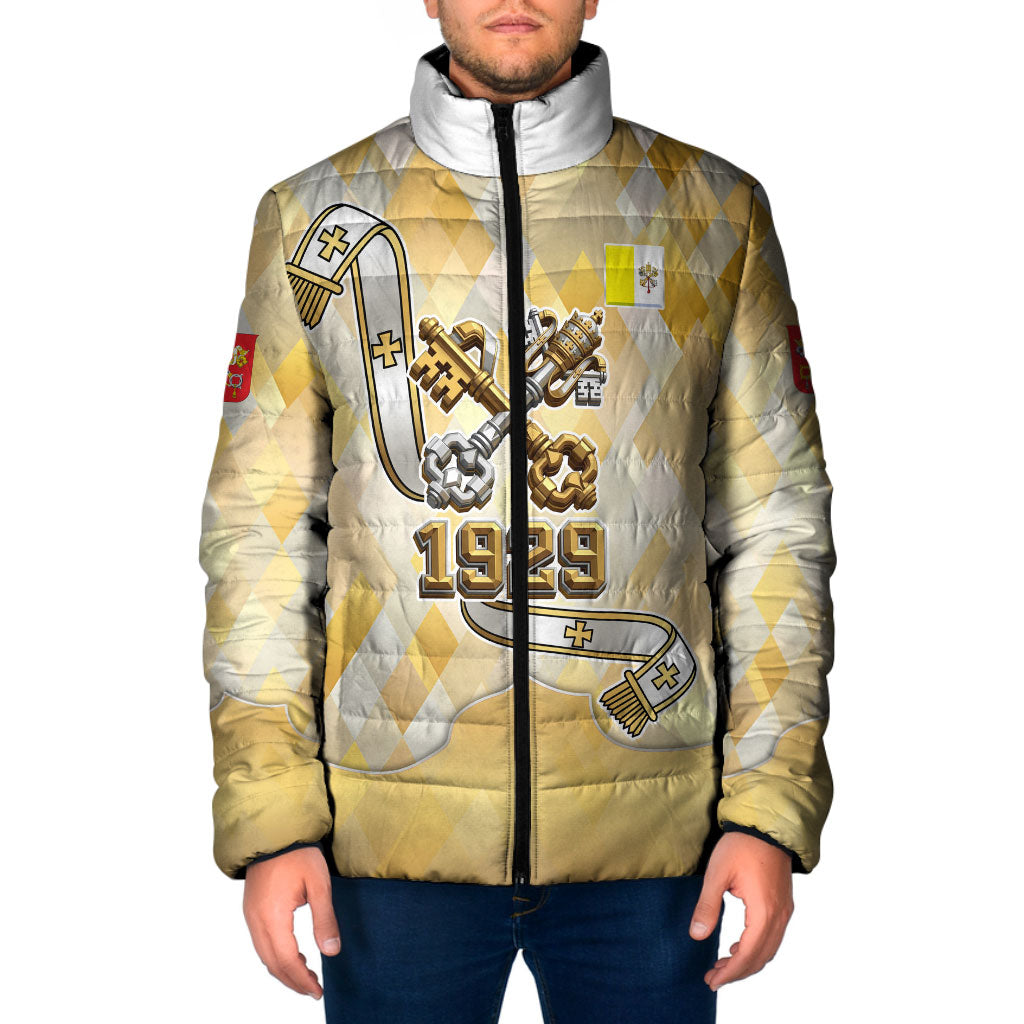Vatican City Padded Jacket Catholic Heritage St Peters Square - Coat Of Arms 1929