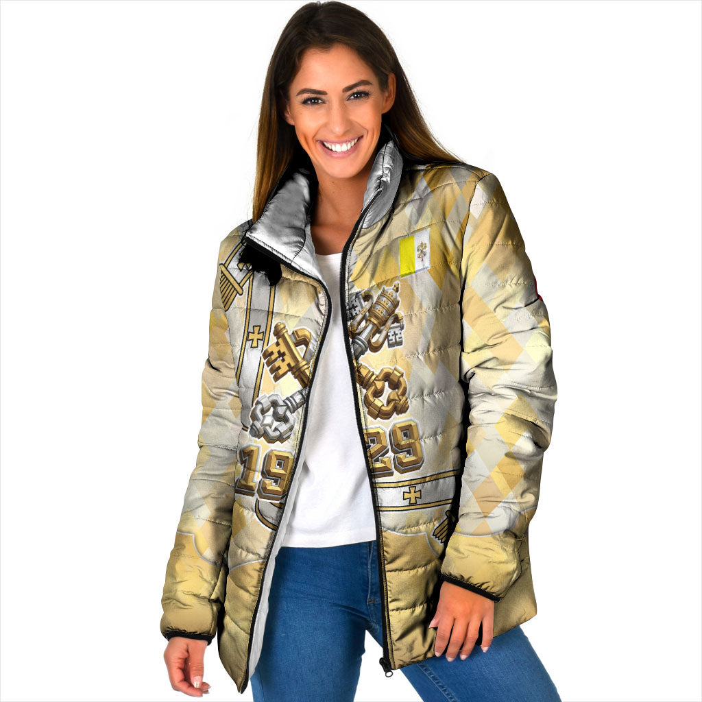 Vatican City Padded Jacket Catholic Heritage St Peters Square - Coat Of Arms 1929
