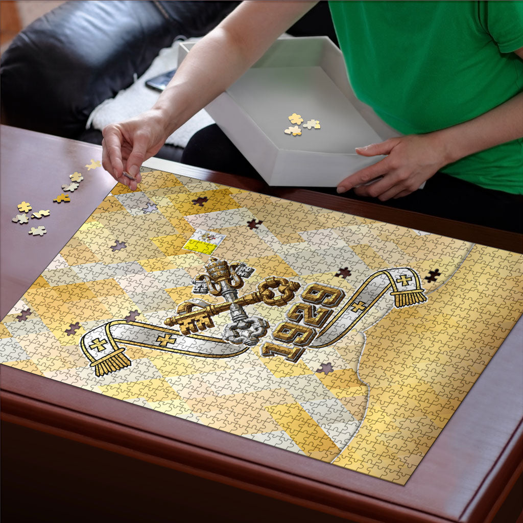 Vatican City Puzzle Catholic Heritage St Peters Square - Coat Of Arms 1929