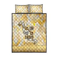 Vatican City Quilt Bed Set Catholic Heritage St Peters Square - Coat Of Arms 1929