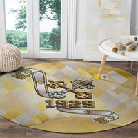 Vatican City Round Carpet Catholic Heritage St Peters Square - Coat Of Arms 1929