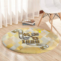 Vatican City Round Carpet Catholic Heritage St Peters Square - Coat Of Arms 1929