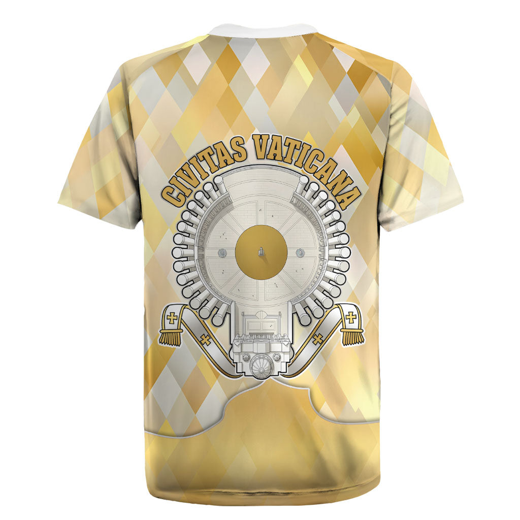 Vatican City Rugby Jersey Catholic Heritage St Peters Square - Coat Of Arms 1929