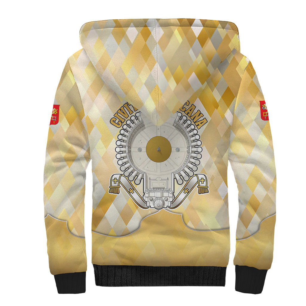 Vatican City Sherpa Hoodie Catholic Heritage St Peters Square - Coat Of Arms 1929