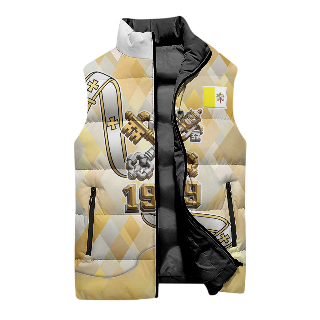 Vatican City Sleeveless Puffer Jacket Catholic Heritage St Peters Square - Coat Of Arms 1929