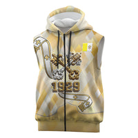 Vatican City Sleeveless Zip Hoodie Catholic Heritage St Peters Square - Coat Of Arms 1929