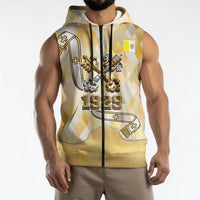 Vatican City Sleeveless Zip Hoodie Catholic Heritage St Peters Square - Coat Of Arms 1929