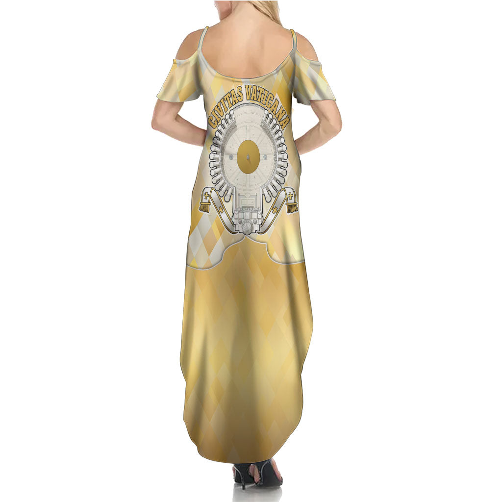 Vatican City Summer Maxi Dress Catholic Heritage St Peters Square - Coat Of Arms 1929