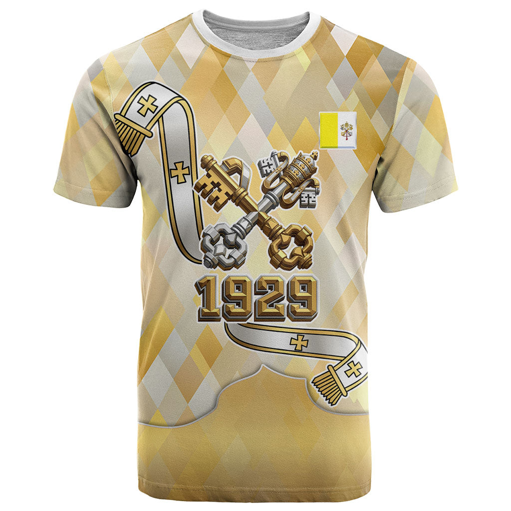 Vatican City T Shirt Catholic Heritage St Peters Square - Coat Of Arms 1929