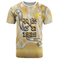 Vatican City T Shirt Catholic Heritage St Peters Square - Coat Of Arms 1929