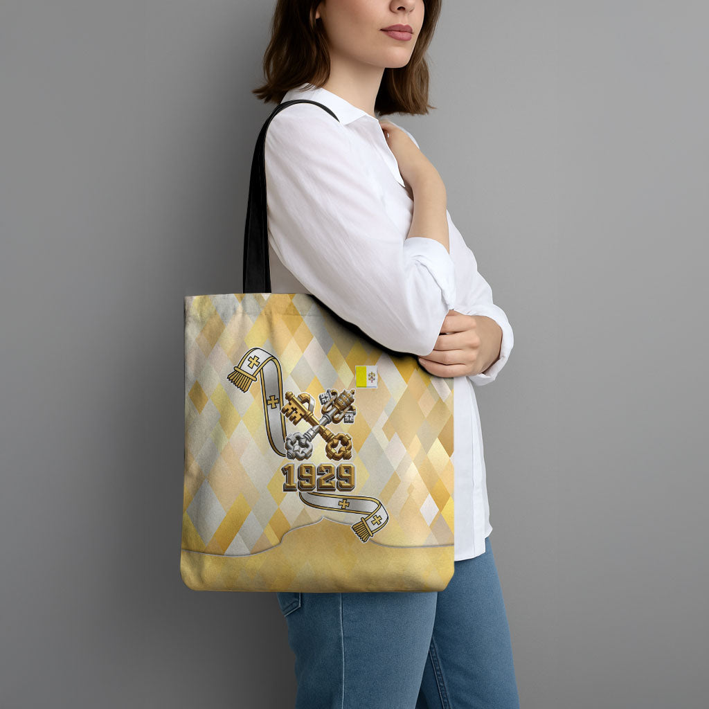 Vatican City Tote Bag Catholic Heritage St Peters Square - Coat Of Arms 1929
