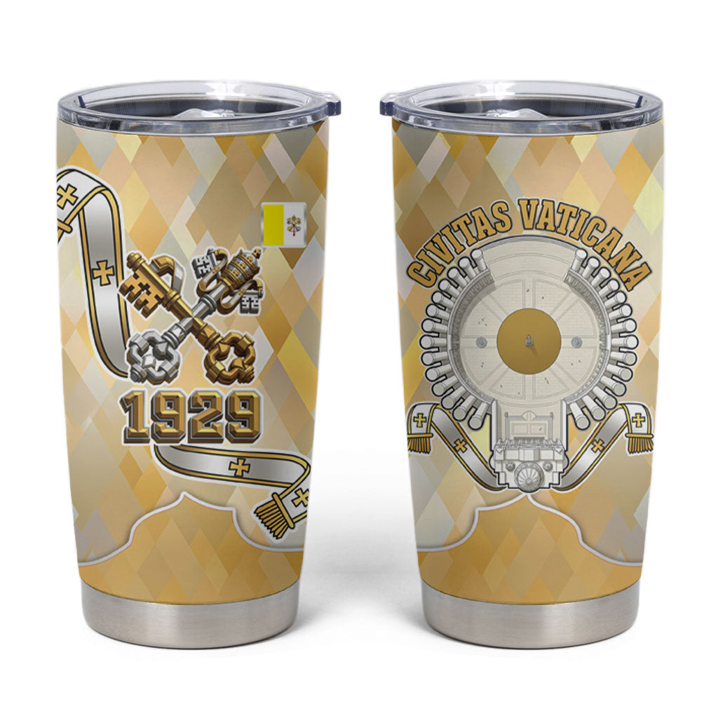 Vatican City Tumbler Cup Catholic Heritage St Peters Square - Coat Of Arms 1929