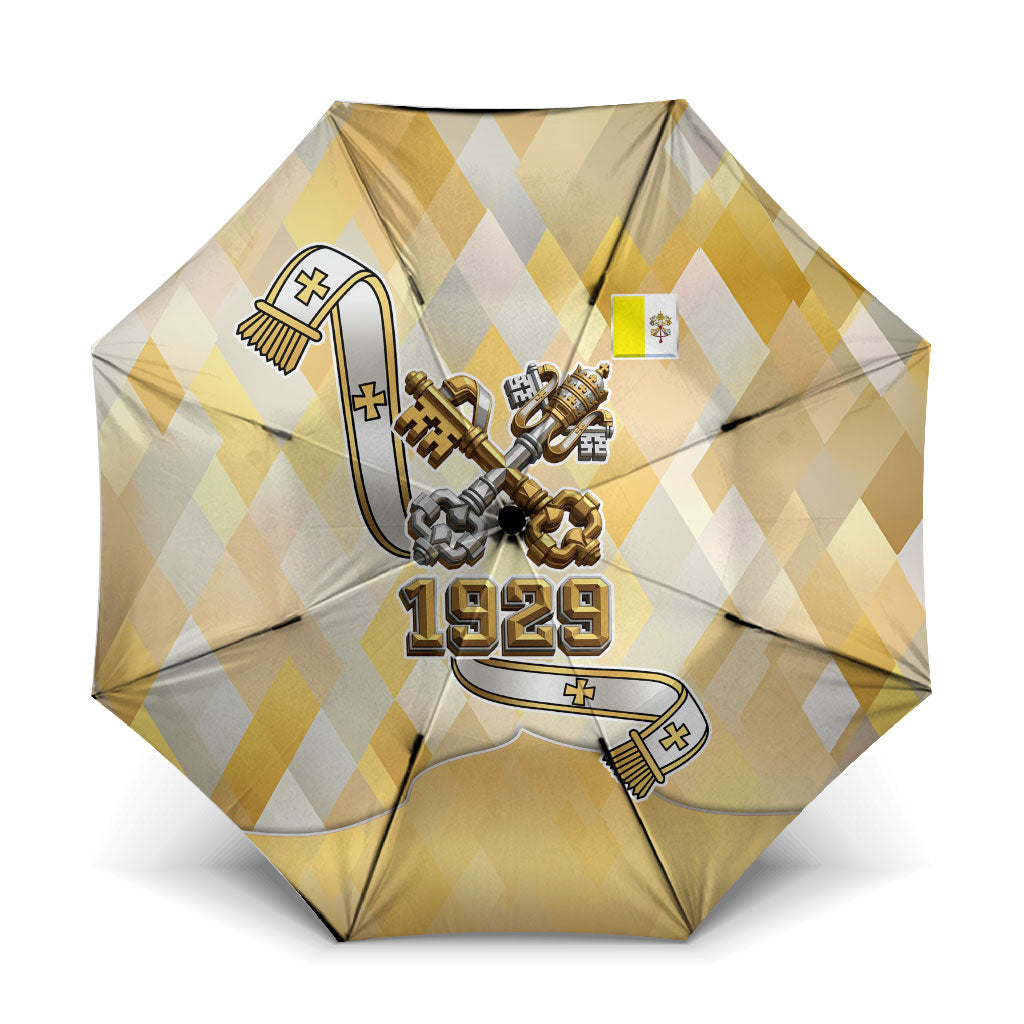 Vatican City Umbrella Catholic Heritage St Peters Square - Coat Of Arms 1929
