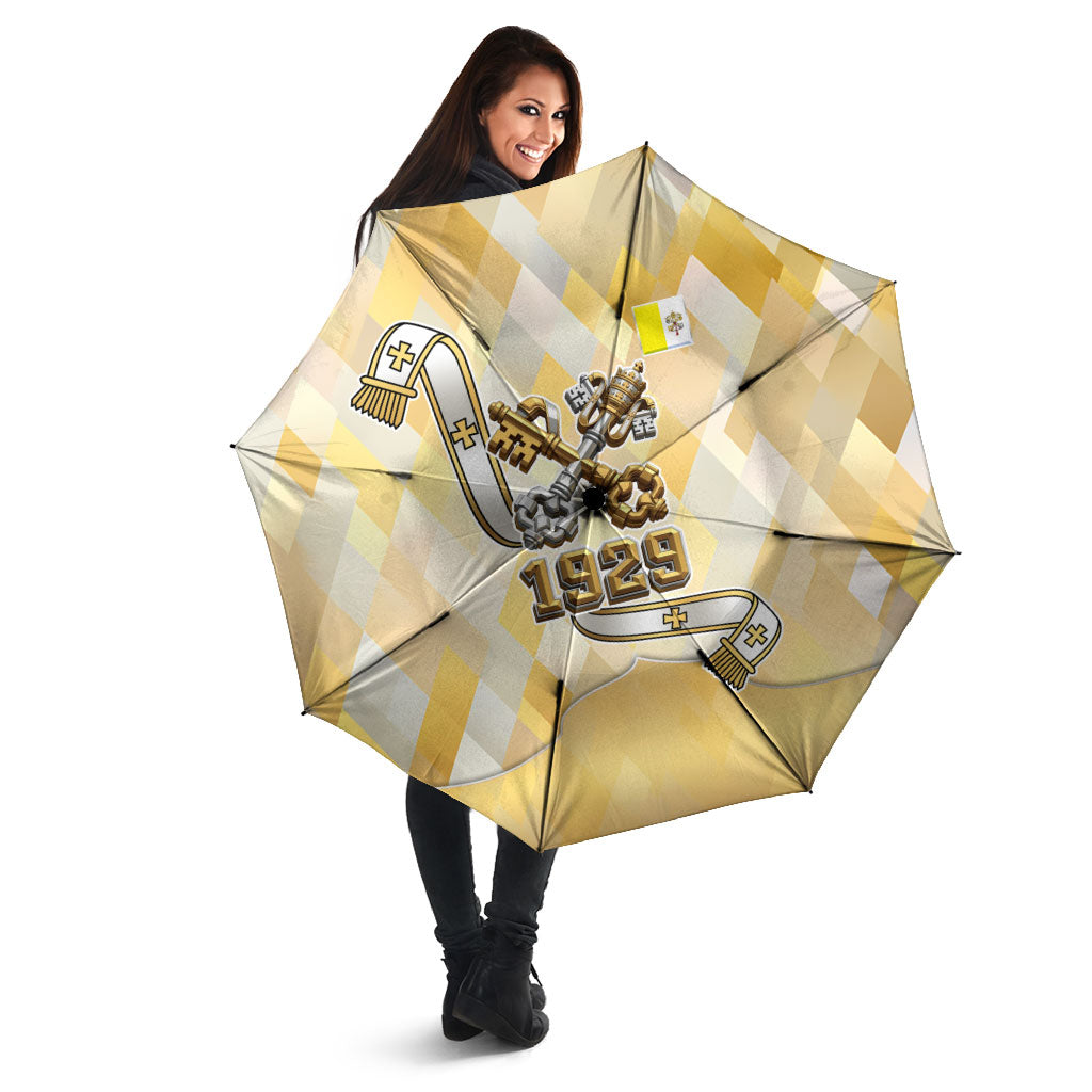 Vatican City Umbrella Catholic Heritage St Peters Square - Coat Of Arms 1929